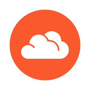 Comprehensive Cloud Security Icon